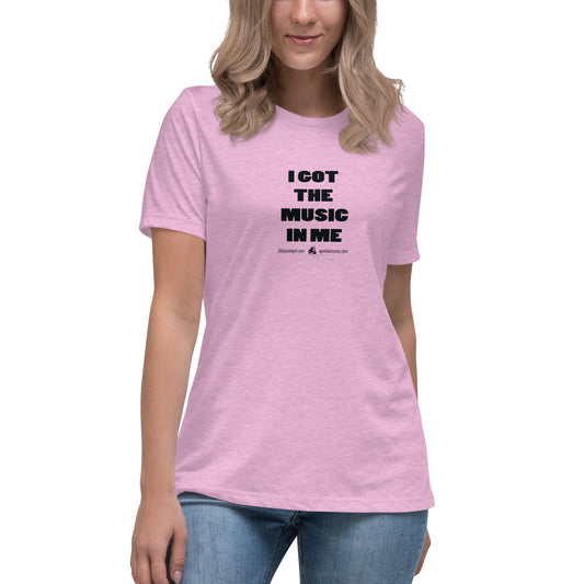 I Got The Music In Me Text T-Shirt