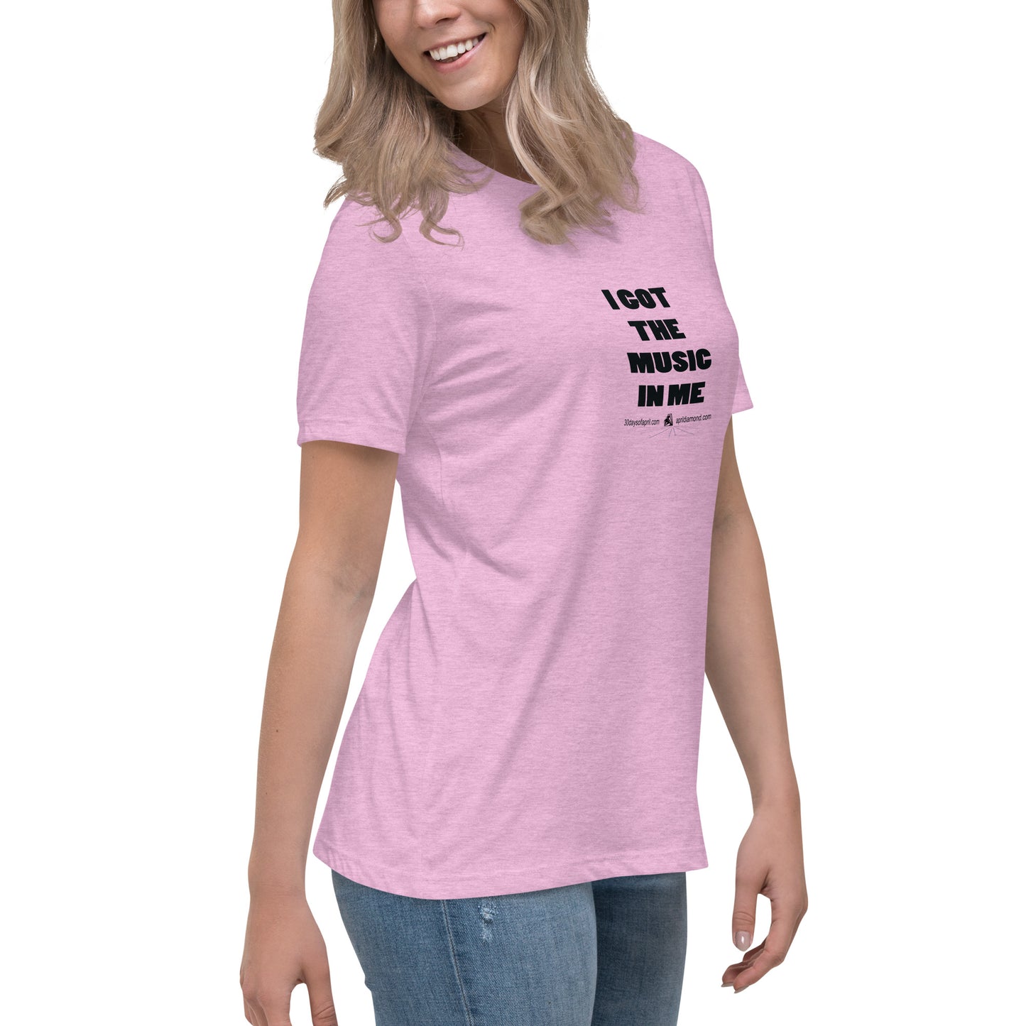 I Got The Music In Me Text T-Shirt