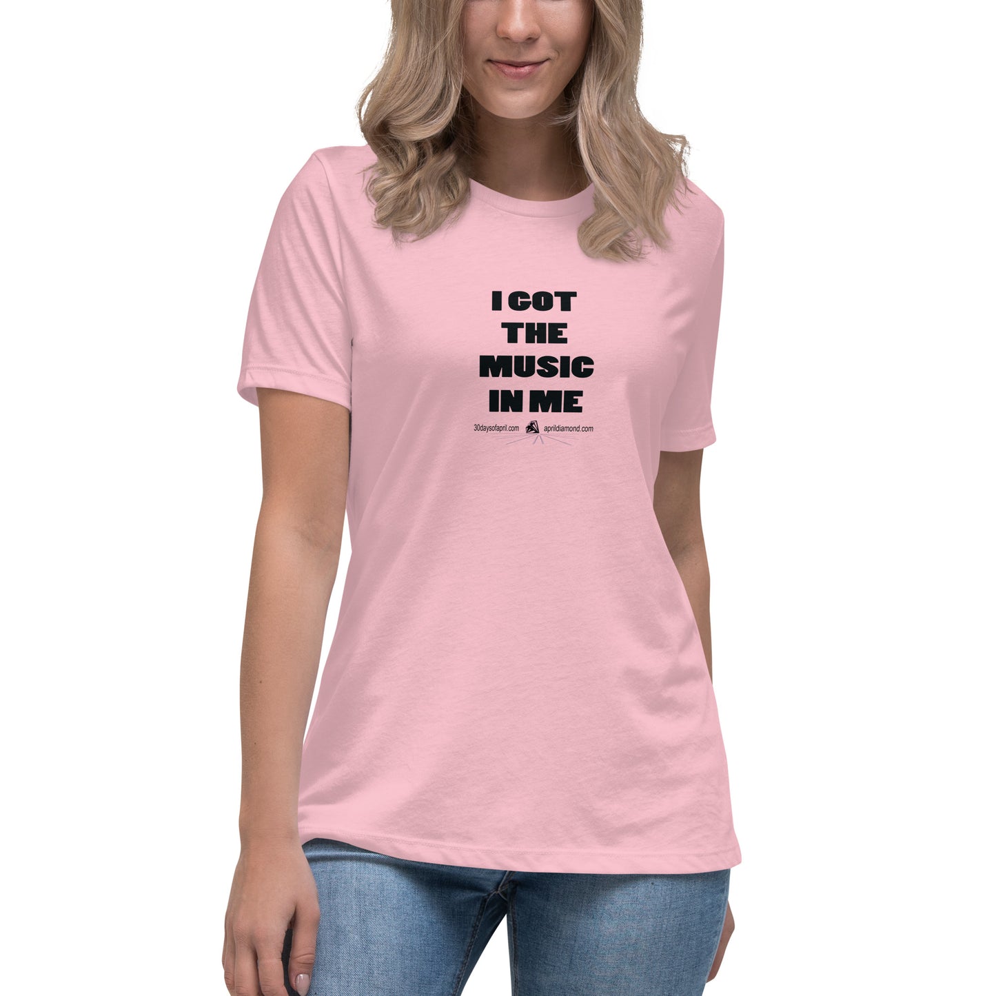 I Got The Music In Me Text T-Shirt