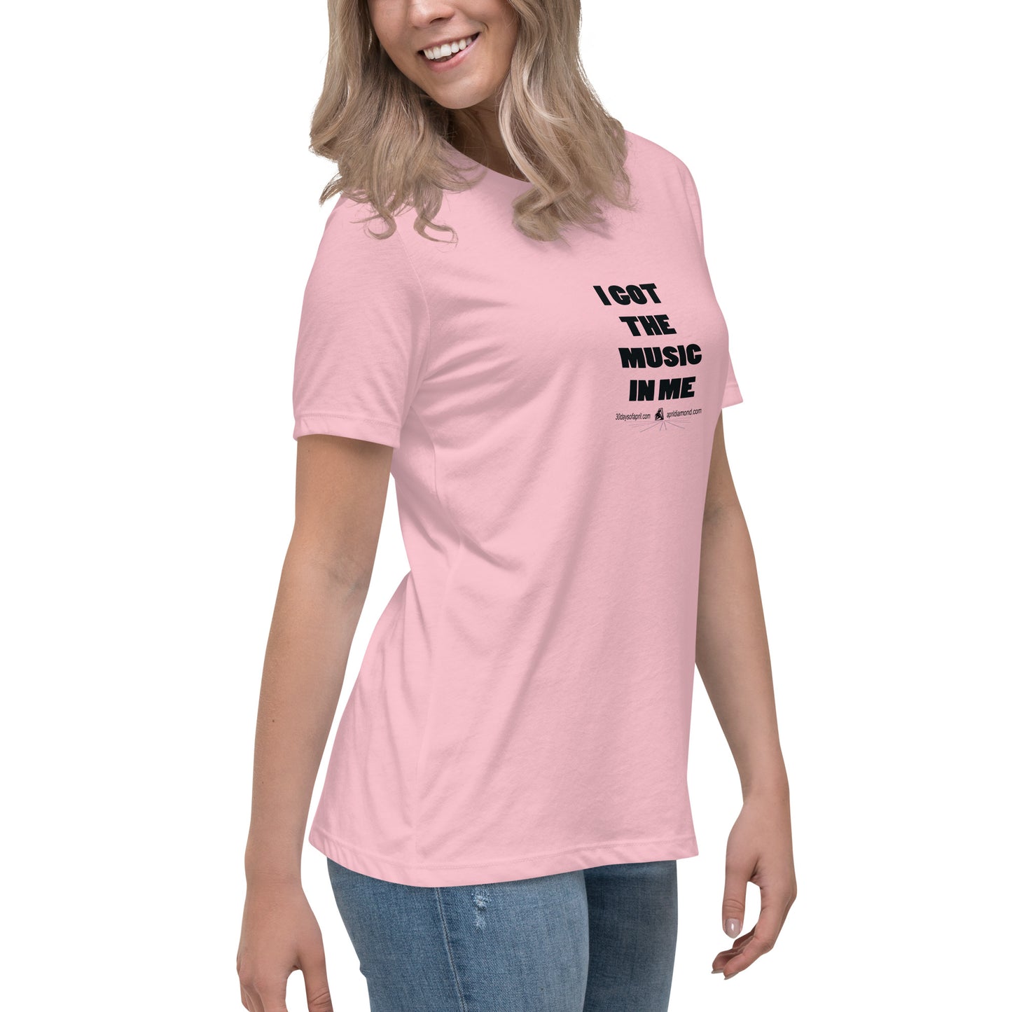 I Got The Music In Me Text T-Shirt