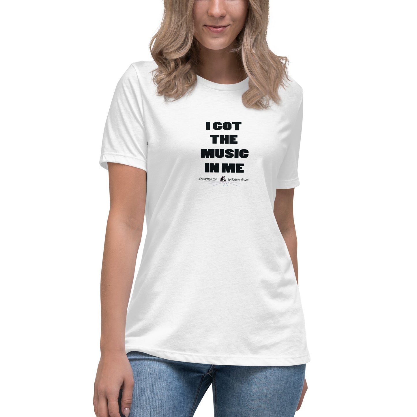 I Got The Music In Me Text T-Shirt