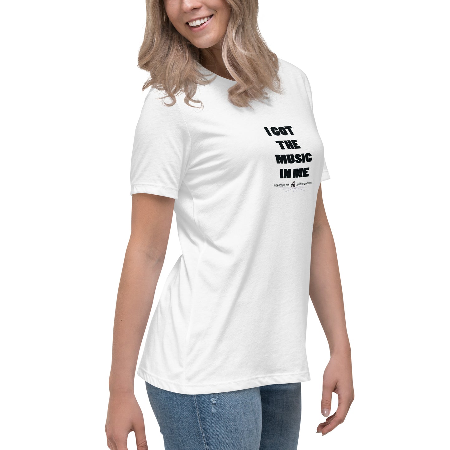 I Got The Music In Me Text T-Shirt