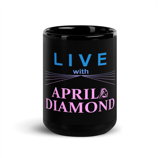 Live With April Diamond Logo Mug